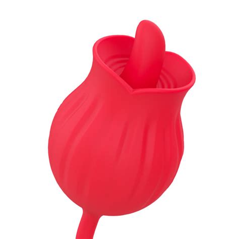 vibrador de flor|Estimulador clitoriano duplo em formato flor MLVA1759